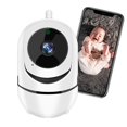 thumbnail image 1 of Cámara de seguridad WiFi 360 ° Monitoreo 1080P HD Cámara IP inalámbrica, 1 of 7