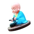 thumbnail image 4 of Adorno solar de pequeño monje kangjianwuwushu decoración de escritorio para El hogar, 4 of 10