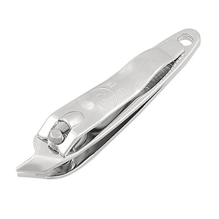 Unique Bargains Slant Tip Sharp Metal Fingernail Nail Clippers Trimmer Cutter Silver (Best Nail Cutter Brand)