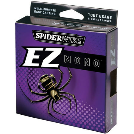 Spiderwire EZ Monofilament Fishing Line, Clear (Best Saltwater Fishing Line Color)