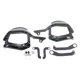 thumbnail image 2 of 1 par de protectores de parabrisas para motocicleta compatibles con Honda X-Adv 750 17-20, color negro, 2 of 8