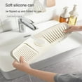 thumbnail image 5 of Silicone Faucet Drip Catcher Mat, 2024 New Kitchen Sink Splash Guard Silicone Draining Mat Fast Drying Stone Sink Tray, Silicone Mat Sink (off-white), 5 of 5