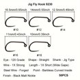 thumbnail image 5 of 50pcs Competition Barbless Fly Tying Fishing Hook High Carbon Steel Tying Materials Jig Dry Nymph Shirmp Wet Caddis Fly Hooks Black Nickle Size # 6/ # 8/ # 10/ # 12/ # 14/ # 16/ # 18/ # 20, 5 of 9