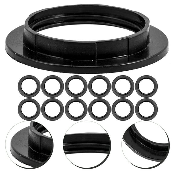 Worgeous 20Pcs Lamp Socket Ring for Chandelier and Vintage Light with Safe Material