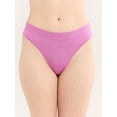 thumbnail image 4 of Joyspun Women's Ribbed Modal Thong Panties, 3-Pack, Sizes XS-3XL, 4 of 5