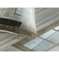 thumbnail image 3 of Ambesonne Retro Quilted Coverlet 3 Pcs, Bathtub in Modern Room, King Size, White Black Pale Brown, 3 of 4