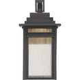 thumbnail image 4 of Quoizel Beacon Medium LED Wall Lantern in Stone Black, 4 of 5