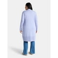 thumbnail image 5 of Terra & Sky Women's Plus Duster Cardigan, Sizes 0X-5X, 5 of 6