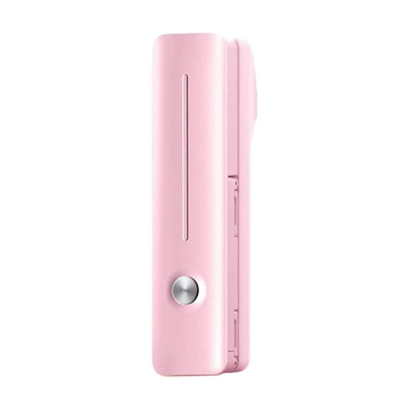 Portable Mini Selfie Stick with Bluetooth Remote - 360° Rotation - White/Pink