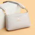 thumbnail image 4 of Bolso bandolera de cuero de lujo de marca genuina para mujer, bolso de mano de diseñador, bolso cruzado de hombro, bolso de mano de uso diario de múltiples capas, 4 of 5