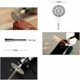 thumbnail image 3 of SHAR Diamond Cutting Disc, 20Pcs 22mm Diamond Mini Cutting Discs with 4Pcs Mandrels Shanks for Rotary Discs for Dremel Rotary Tools Glass Gems Cutting Discs, 3 of 5