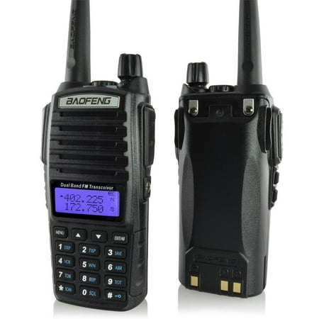 BaoFeng UV_82 Dual_Band 136_174_400_520 MHz FM Ham Two_way Radio, Transceiver, HT _ With Battery, Antenna and