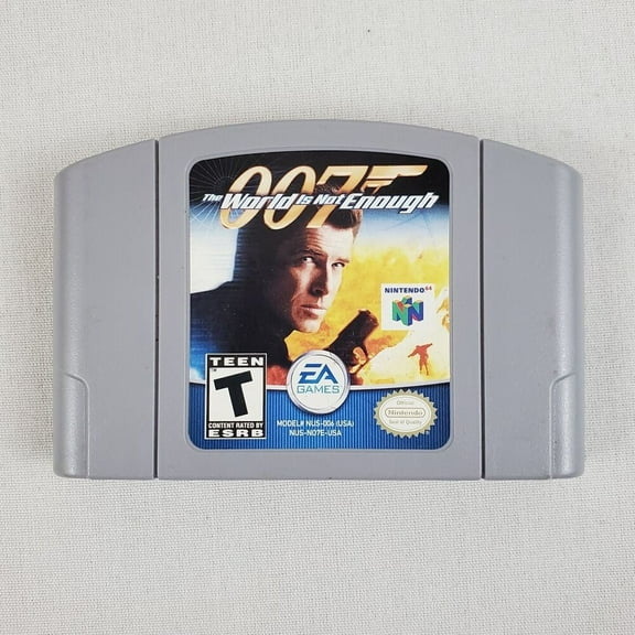 007 The World is Not Enough - N64 Game Cartridge (US Version)