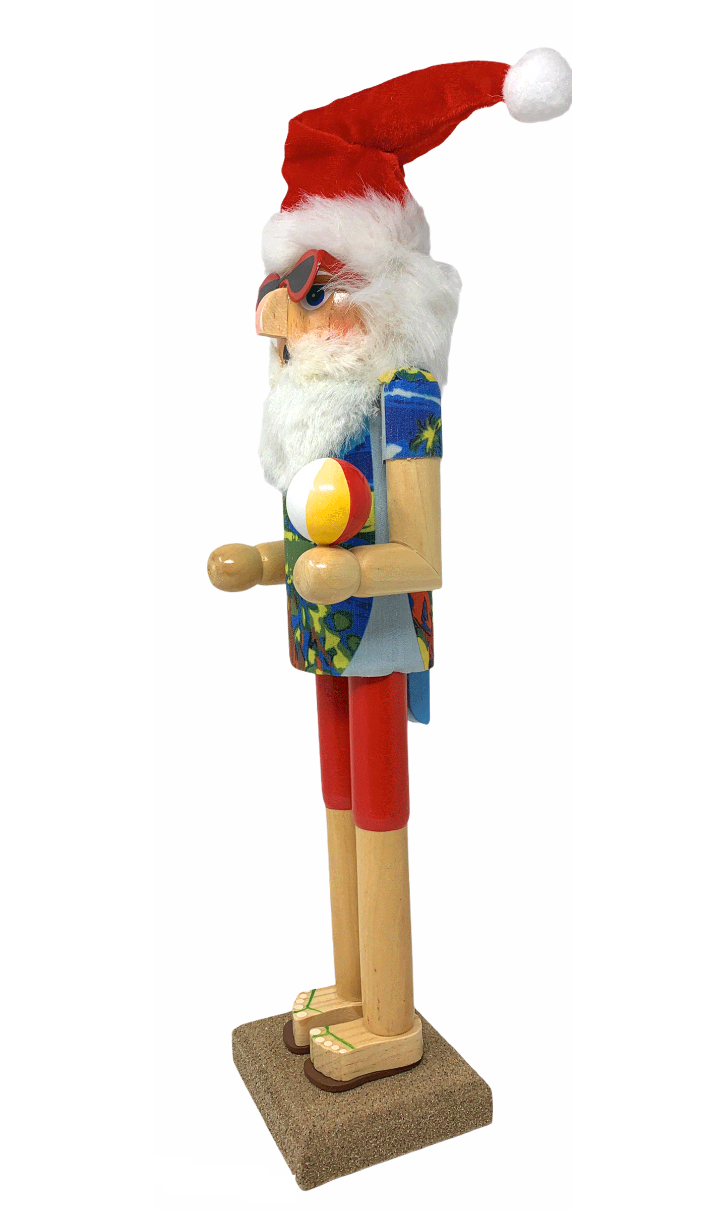 Surfer Dude Beach Nutcracker Coastal Holiday 15" Tropical Collectible Collectibles walkerlumber