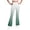 Green, variant on Ixbnca Girls Flare Leggings Fleece Lined Elastic High Waist Yoga Pants Trendy Gradient Color Gym Bell Bottoms
