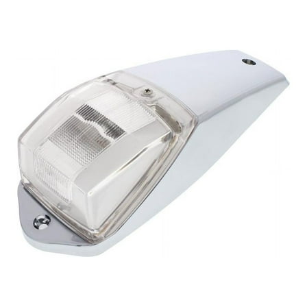 (1) 24 LED "GLO" Grakon 5000 Style Cab Light. Amber LED/Clear Lens KW W900 T800