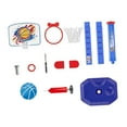 thumbnail image 2 of Canasta de baloncesto para niños Colamx Juguetes para exteriores Azul Altura ajustable, 2 of 8