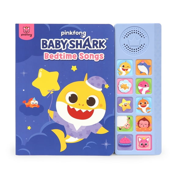 Baby Shark Bedtime Songs Sound Book (10 Button)