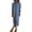 Light Blue, variant on Joernso Women's Casual Denim Shirt Dress Roll Up Long Sleeve Button Down Maxi Dress Lapel Long Shift Jean Dress