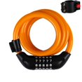 thumbnail image 1 of MKHSQHDG Today's Deals Lock Electric Vehicle Five Digit Password Lock Mountain Bike Bar Wire Ring Lock Riding Equipment, 1 of 8