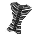 thumbnail image 3 of Motorcycle Gas Tank Sticker Fuel Tank Protector 3D Decal Durable Rubber Material for Universal Motorcycle Owners, 3 of 9