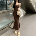 thumbnail image 6 of Aloohaidyvio Bodycon Dresses for Women,Women's Maxi Bodycon Dress Sexy Spaghetti Strap Sleeveless Tight Slip Long Dresses, 6 of 6