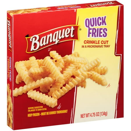 Banquet Microwave Crinkle Cut Fries 4.75 - Walmart.com