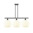 thumbnail image 5 of Innovations Lighting - White Venetian - 3 Light Stem Hung Island In Modern, 5 of 7