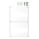 thumbnail image 3 of 1 juego de marcos de fotos acrílicos transparentes para pared, modernos y sin marco (XL), 3 of 8
