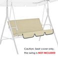 thumbnail image 2 of Yuarrent Funda de asiento columpio de 150cm, cojín impermeable para silla, Patio, jardín, asiento exterior, funda protectora para asiento a prueba de Jardín y Patio Beige Yuarrent HA005111-07, 2 of 6