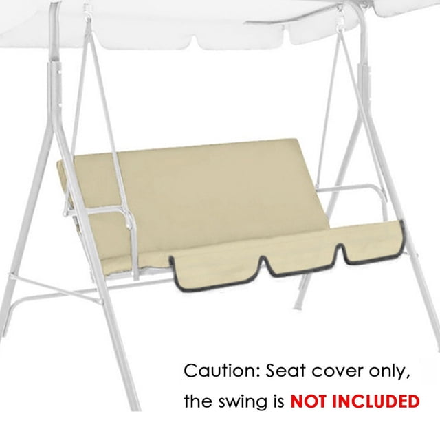 Funda para silla de columpio Silla de columpio de jardín al aire libre Funda protectora impermeable a prueba de polvo para asiento, Beige Eigraketly HA005111-07
