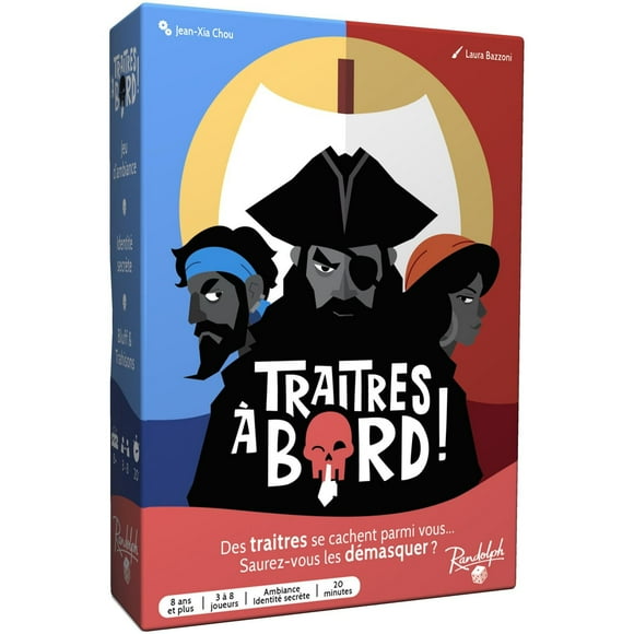 Traitres à bord - FR - Jeu de Société - Randolph Découvrez secrètement qui vous êtes!