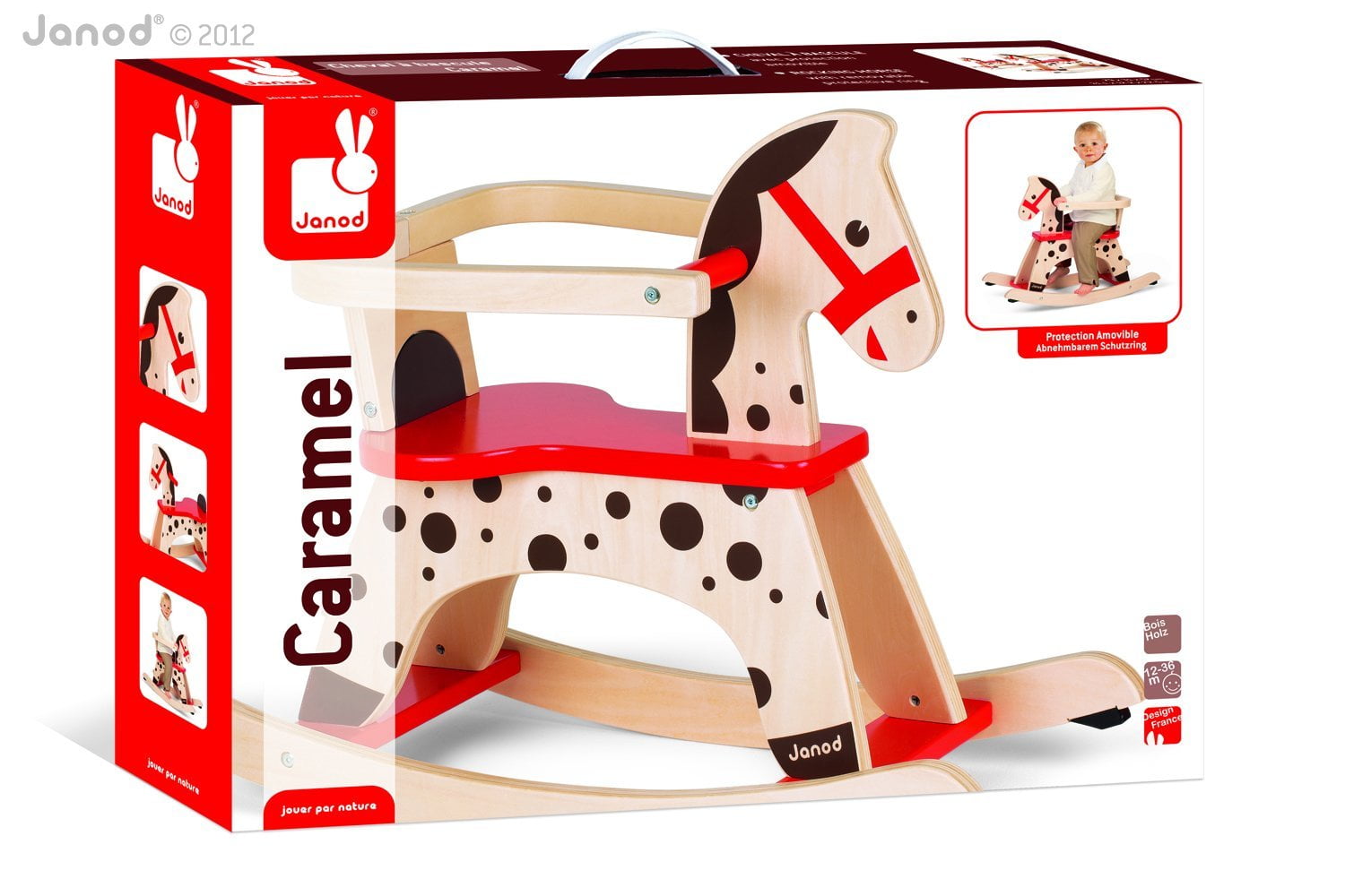 janod caramel rocking horse