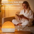 thumbnail image 4 of Wake Up Light Sunrise Alarm Clock with Sound Machine for Adults Sleep Bedrooms, 4 of 8