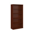 thumbnail image 1 of Bowery Hill 36" 5-Shelf Bookcase in Mahogany - Engineered Wood, 1 of 4