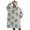 Blue Highland Cow, variant on Oversized Wearable Blanket Hoodie,White Highland Cow Flower Pattern Sherpa Blanket Hoodie with Super Pockets,Super Warm Fuzzy Pullover for Women & Men