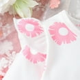 thumbnail image 6 of Yievot Spring Fall Toddler Baby Girl Outfits Long Sleeve Crewneck Flower Printed Sleepwear Baby Pajamas Set 0-18 Months 2024 Baby Outfits Clothing on Clearance, 6 of 7