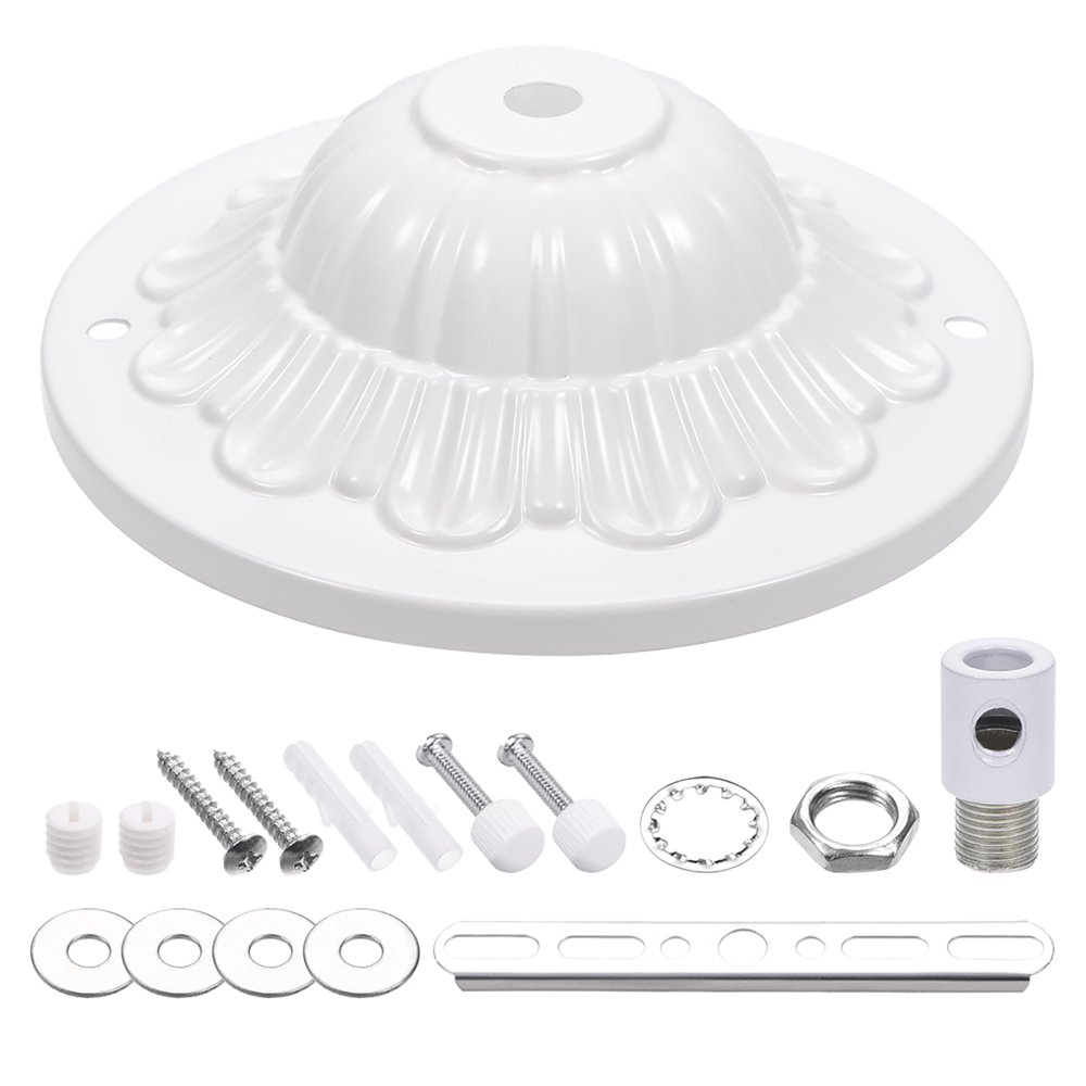 Uxcell Ceiling Light Canopy Kit with Lamp Cord Strain Relief 142mm