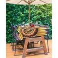 thumbnail image 3 of nqOlkjepod Sunflower 4th of July Outdoor Tablecloth with Umbrella Hole & Zipper, Blue Star Independence Day Rectangle Table Cover 60x120 Inch, Dining Waterproof Table Cloth Protector for Patio/Party, 3 of 7