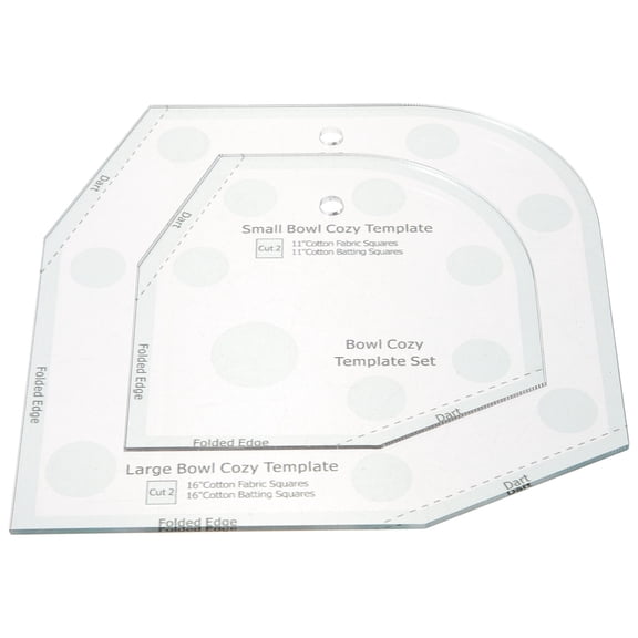 Milisten Acrylic Bowl Wrap Template Acrylic 1 Set Multi-colored Practical Design