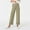 #250527A15 Army Green, variant on CaiJunJia Cropped Jeans Plus,Womens Wide Leg Jeans Trendy High Waisted Flare Jeans Cropped Denim Pants Stretchy Baggy with Pockets
