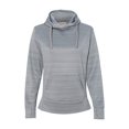 thumbnail image 1 of Ladies Striped Poly Fleece Lapover Hood -JA8662, 1 of 1
