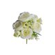 thumbnail image 1 of Flores Artificiales para Al Aire Libre 5 Ramas Philippos Rose Bouquet Simulado de Seda Flor Rosa Mesa Decoración Del Hogar 32cm Seda Blanca Flores Artificiales Ramo de Boda Rosas Flores Artificiales, 1 of 6