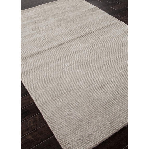 Jaipur Basis Solid Pattern Wool/Silk Handloom Rug