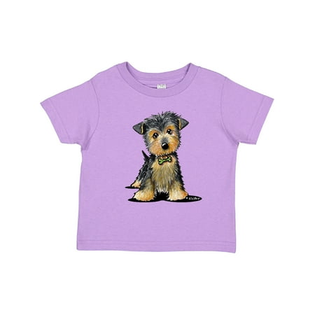

Inktastic Little Gent Yorkie Boys or Girls Toddler T-Shirt