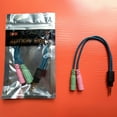 thumbnail image 4 of KAKOWELY Patch Cords Notebook 2pcs Notebook Patch Cords Phone Patch Cords Simple Durable Useful Patch Cords for Home Office Store (Two-In-One Random Color), 4 of 5