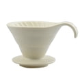 thumbnail image 1 of Hand-washed Ceramic Filter Coffee Cup with Paper V-type Coffee Cup(Beige), 1 of 8
