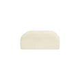 thumbnail image 7 of Meridian Furniture Shaggy Cream Corduroy Performance Fabric Ottoman, 7 of 7