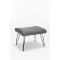 thumbnail image 5 of Tcbosik Modern Upholstered Rocking Chair with Ottoman - Glider Rocker with High Back - Comfy Reading Chair for Living Room Bedroom - Grey, 5 of 8