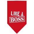 thumbnail image 1 of Comme une Sérigraphie de Patron Bandana Rouge Grand, 1 of 1